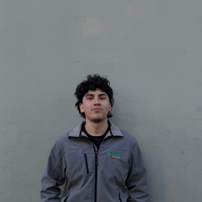 Alfredo Aguirre, Maintenance Technician at Enviro Heating & Air Conditioning